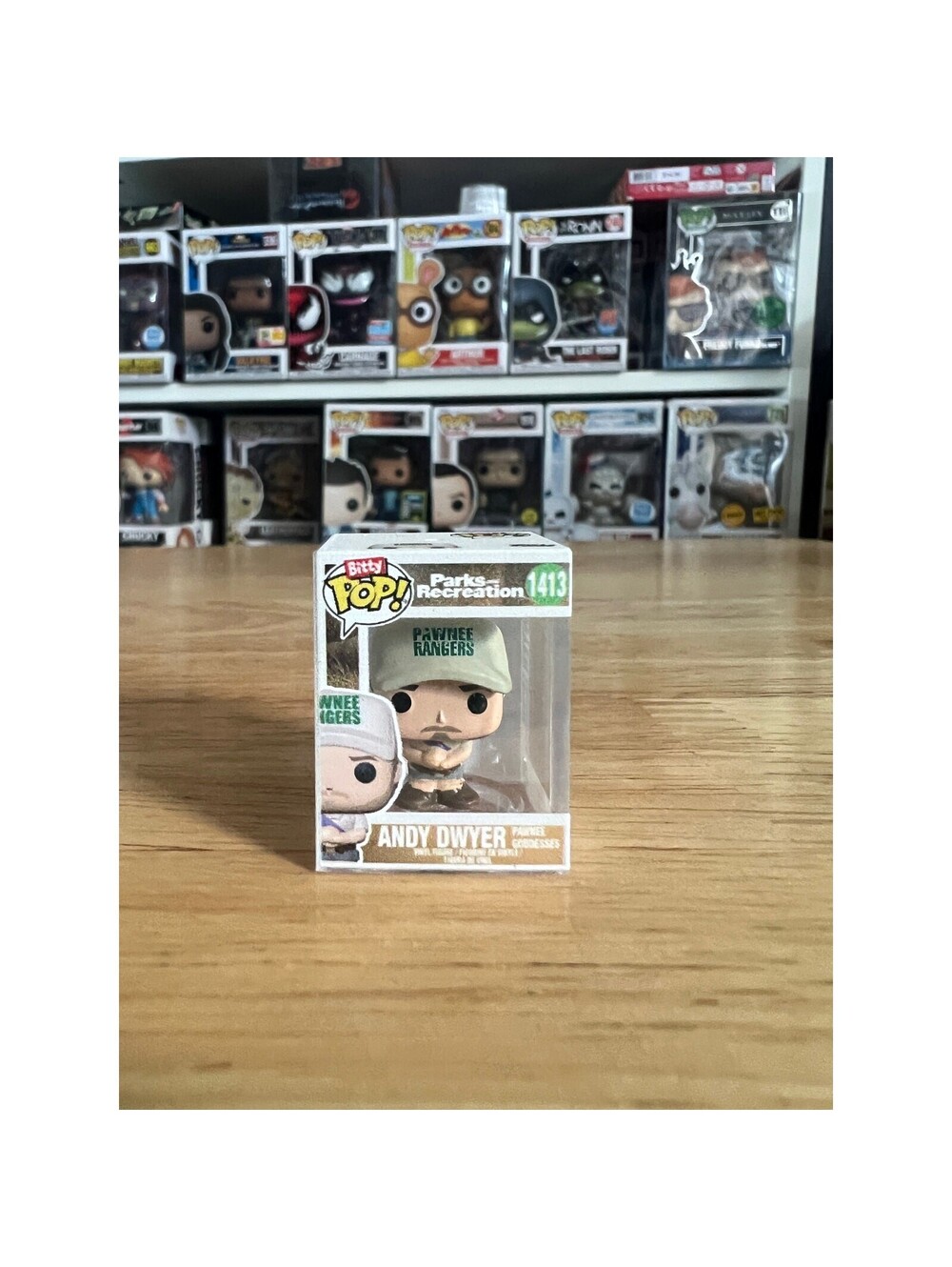RARE CHASE BITTY Pawnee Ranger Andy Dwyer Parks Rec 1-Inch Funko Pop #1413 Show